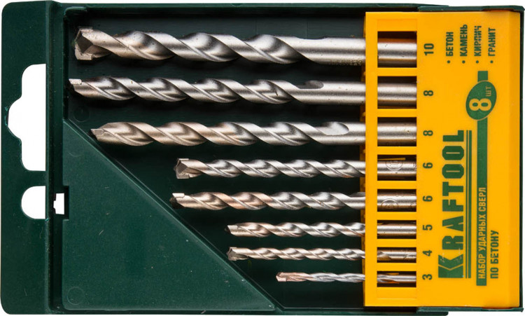 Набор сверел KRAFTOOL 29165-H8