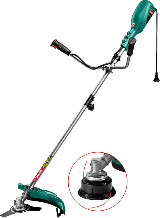 Электрический триммер (коса сетевая) ЗУБР КСВ-42-1700