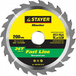Пильный диск по дереву STAYER 3680-200-32-24