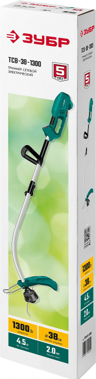 Электрический триммер ЗУБР ТСВ-38-1300