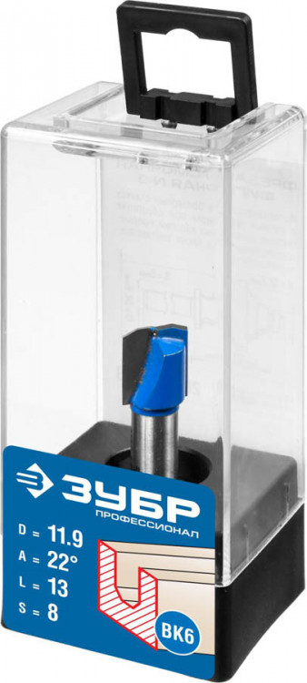 Фреза пазовая фасонная №3 ЗУБР 28742-11.9-22