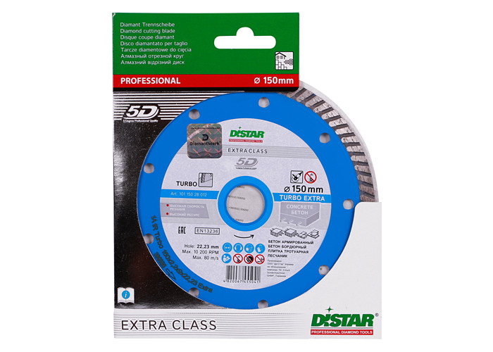Алмазный диск DISTAR 1A1R Turbo 150 Extra