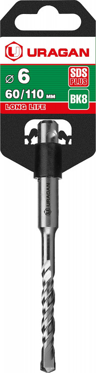 Бур по бетону SDS Plus URAGAN 29311-110-06