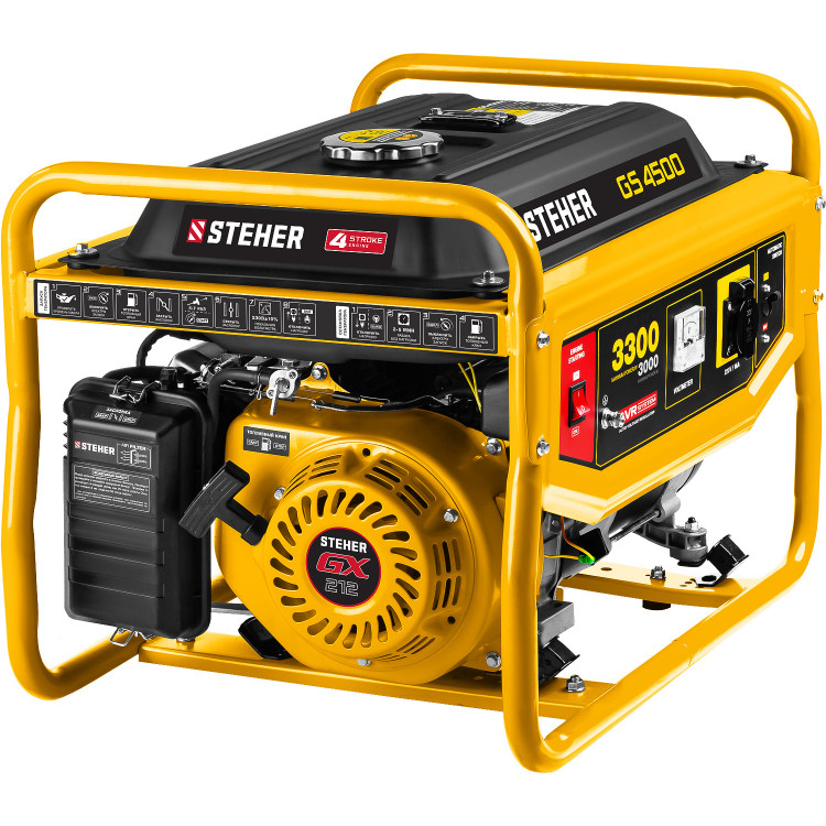 Бензиновый электрогенератор STEHER GS-4500