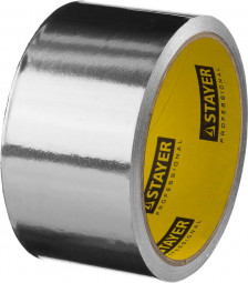 Лента алюминиевая самоклеящаяся STAYER 12268-50-10, STAYER 50 мм х 10 м