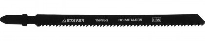 Полотна STAYER 159486-2 применяются на электрическом лобзике для резки металлических деталей. Обладают увеличенным рабочим ресурсом и имеют повышенную стойкость к излому.