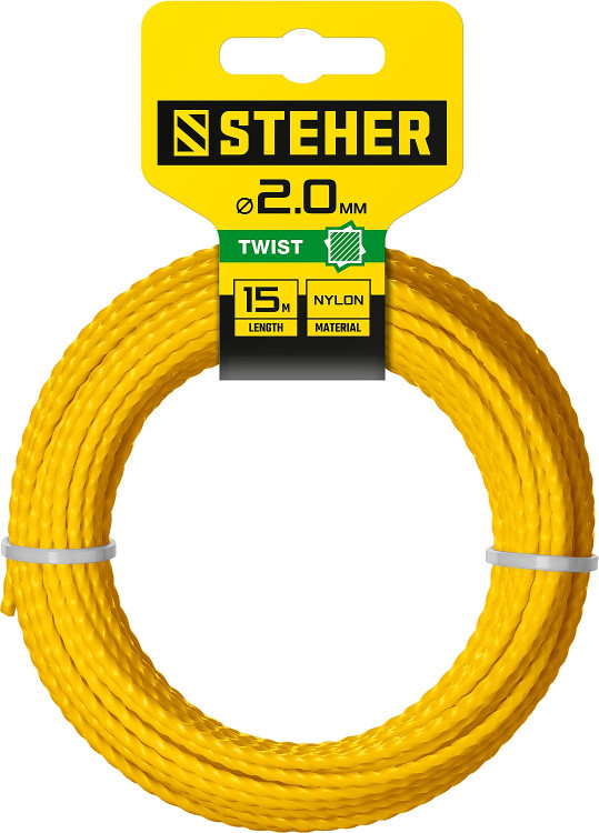 Леска для триммеров STEHER 75020-2.0