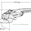 Болгарка MAKITA GA9020 + кейс 824958-7 + быстрозажимная гайка