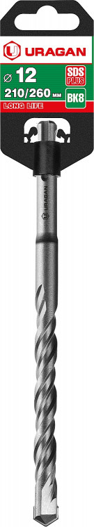 Бур по бетону SDS Plus URAGAN 29311-260-12