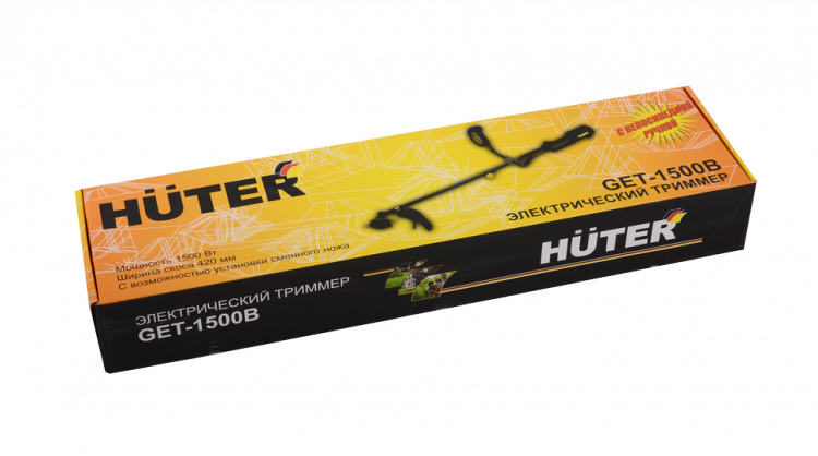 Триммер электрический Huter GET-1500B