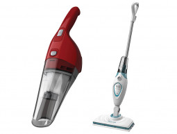 Паровая швабра+пылесос BLACK&DECKER FSM1615+NVB115WA