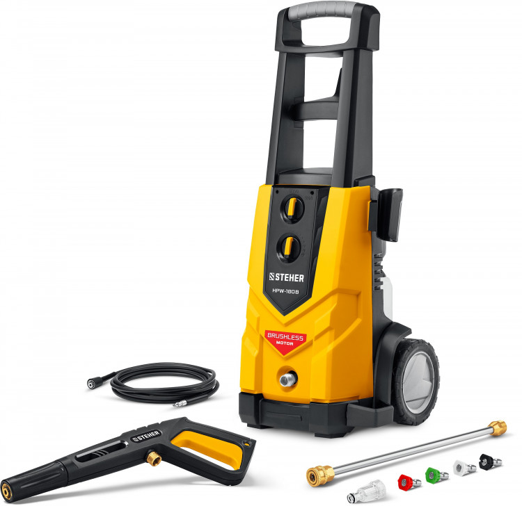 STEHER 2200 Вт, 180 Атм, мойка высокого давления HPW-180В