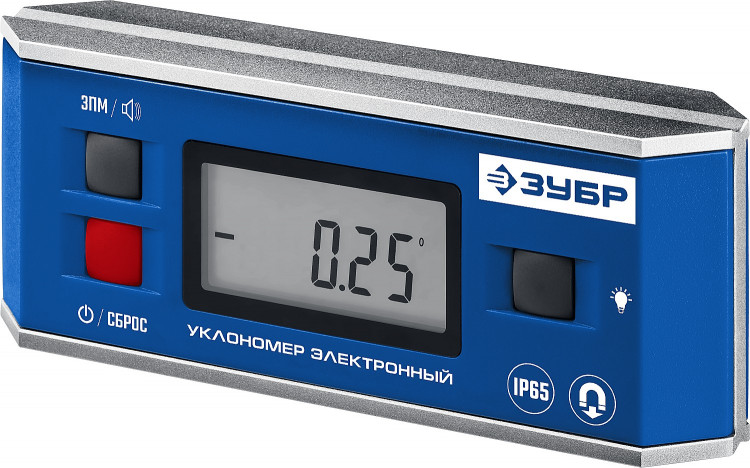 Магнитный уровень-уклономер электронный ЗУБР 34745_z01