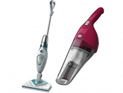 Паровая швабра+пылесос BLACK&DECKER FSM1616+NVB115WA