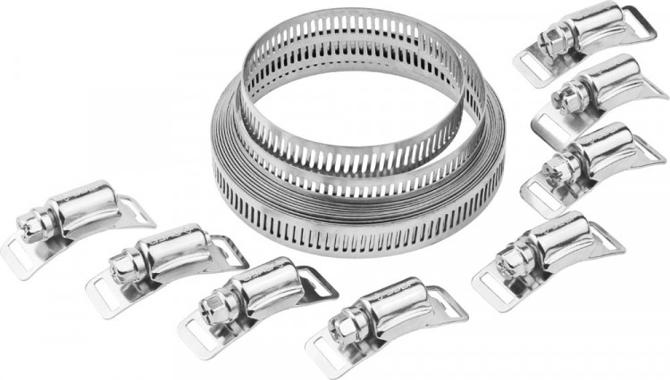 Хомут металлический набор ЗУБР 37815-H8