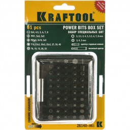 Набор бит KRAFTOOL 26140-H61