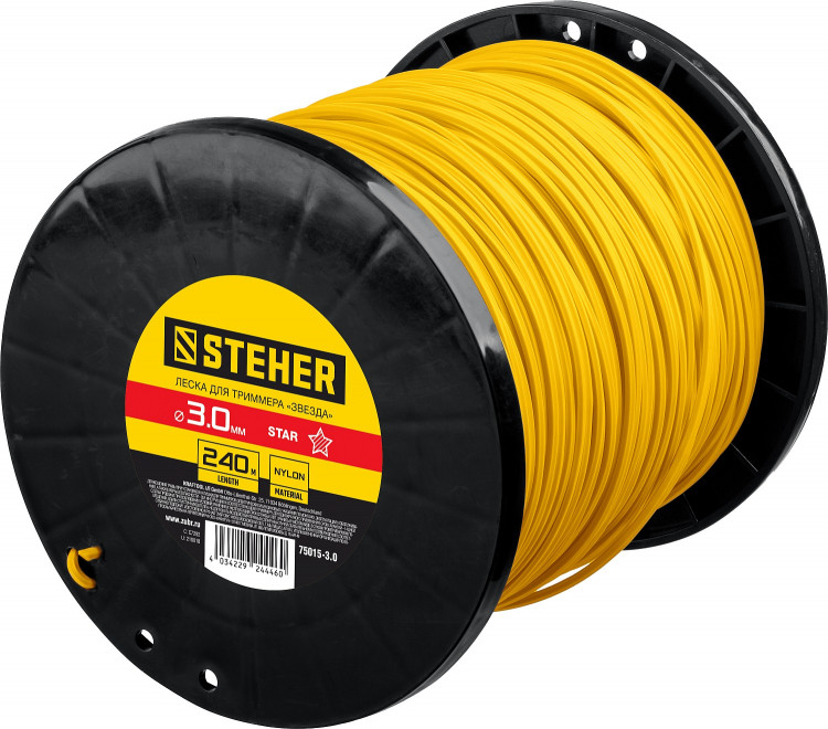Леска для триммеров STEHER 75015-3.0