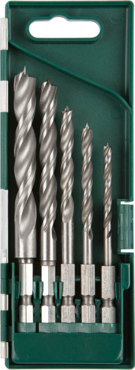 Набор спиральных сверл по дереву KRAFTOOL 29402-H5
