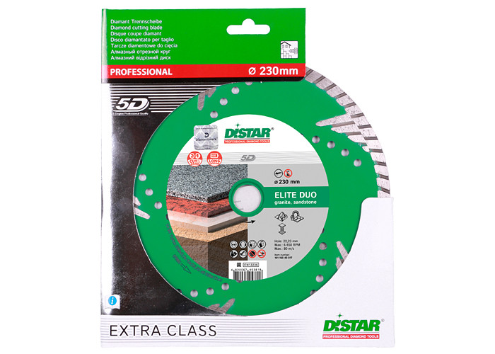Алмазный диск DISTAR 1A1R Turbo 230 z5 Elite Duo