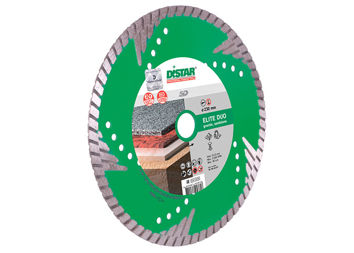 Алмазный диск DISTAR 1A1R Turbo 230 z5 Elite Duo