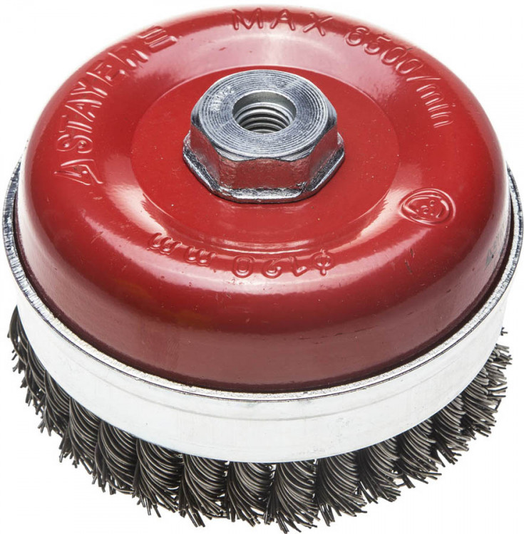 Щетка крацовка чашечная для УШМ STAYER 35271-120