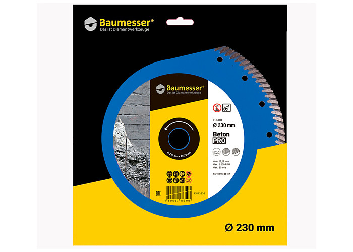 Алмазный диск DISTAR 1A1R Turbo 230 Baumesser Beton PRO