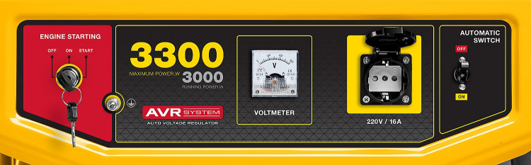 Бензиновый электрогенератор STEHER GS-4500Е