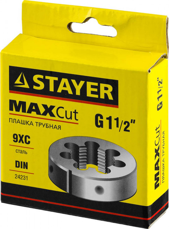 Плашка круглая ручная STAYER 28029-1/2, 28029-3/2