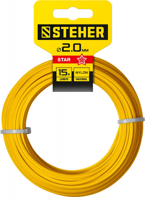 Леска для триммеров STEHER 75010-2.0