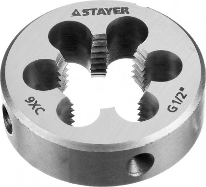Плашка круглая ручная STAYER 28029-1/2, 28029-1/2