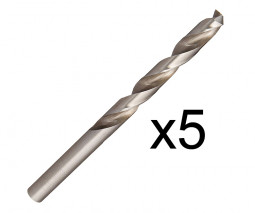 Сверло по металлу BOSCH HSS-G, DIN 338, 9,5 x 81 x 125 мм 5 шт.