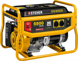 Бензиновый электрогенератор STEHER GS-6500