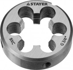 Плашка круглая ручная STAYER 28029-1/2, 28029-3/4