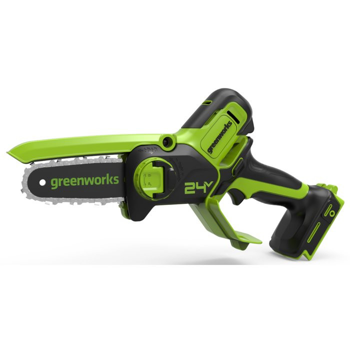 Цепная мини пила аккумуляторная Greenworks G24MCS10 24V без АКБ И ЗУ