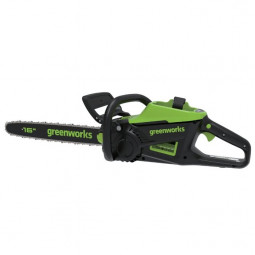 Цепная пила аккумуляторная Greenworks GD60CS25 2008907, 60V, 40 см, бесщеточная, 2500 Вт, с 1хАКБ 4 Ач. и ЗУ