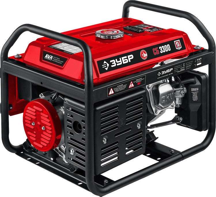 Бензиновый электрогенератор ЗУБР СБ-3300