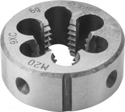 Плашка метрическая М20 x 2.5 ЗУБР 4-28022-20-2.5