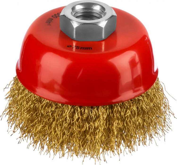 Щетка чашечная для УШМ MIRAX 35142-075