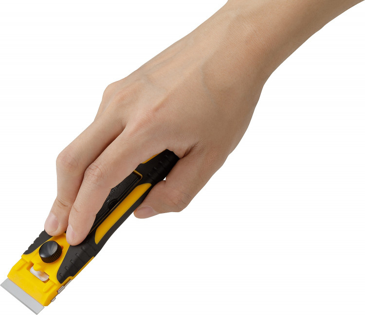 Скребок OLFA OL-GSR-2 предназначен для зачистки стеклянных поверхностей от различных загрязнений. Подходит для очистки стекла и небольших помещений на кухне. Компактный скребок OLFA GSR-2 удобен тем