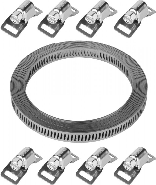 Хомут металлический набор ЗУБР 37811-H8