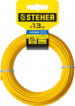Леска для триммеров STEHER 75001-1.3