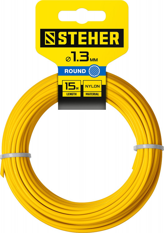 Леска для триммеров STEHER 75001-1.3