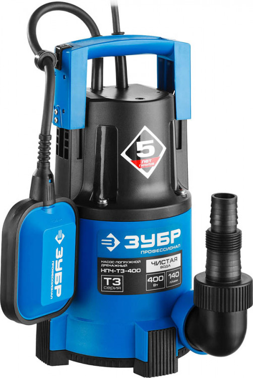 Насос погружной дренажный для чистой воды НПЧ-Т3-400