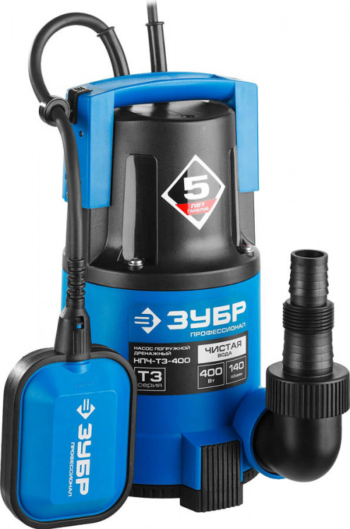 Насос погружной дренажный для чистой воды НПЧ-Т3-400