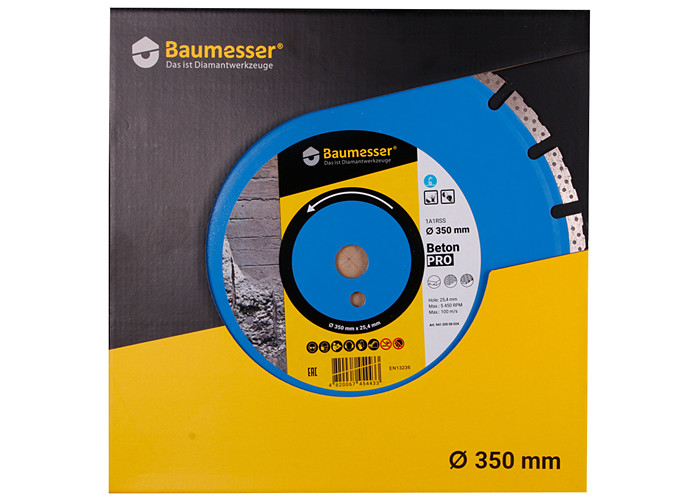 Алмазный диск DISTAR 1A1RSS/C1-H 350 F4 Baumesser Beton PRO
