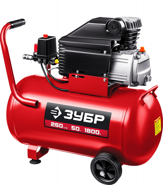 Компрессор воздушный ЗУБР КПМ-260-50