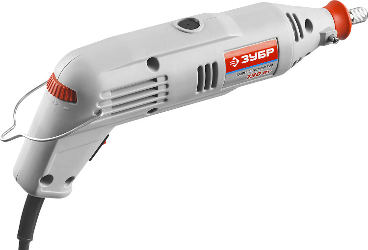 Электрический гравер с набором насадок ЗУБР ЗГ-130ЭК H242