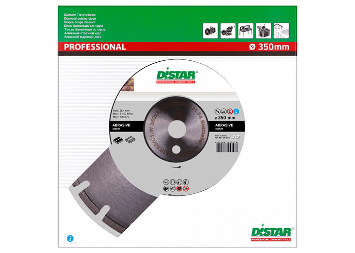 Алмазный диск DISTAR 1A1RSS/C1-W 350 F4 Bestseller Abrasive