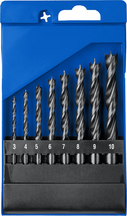 Набор спиральных сверл по дереву ЗУБР 29421-H8_z01