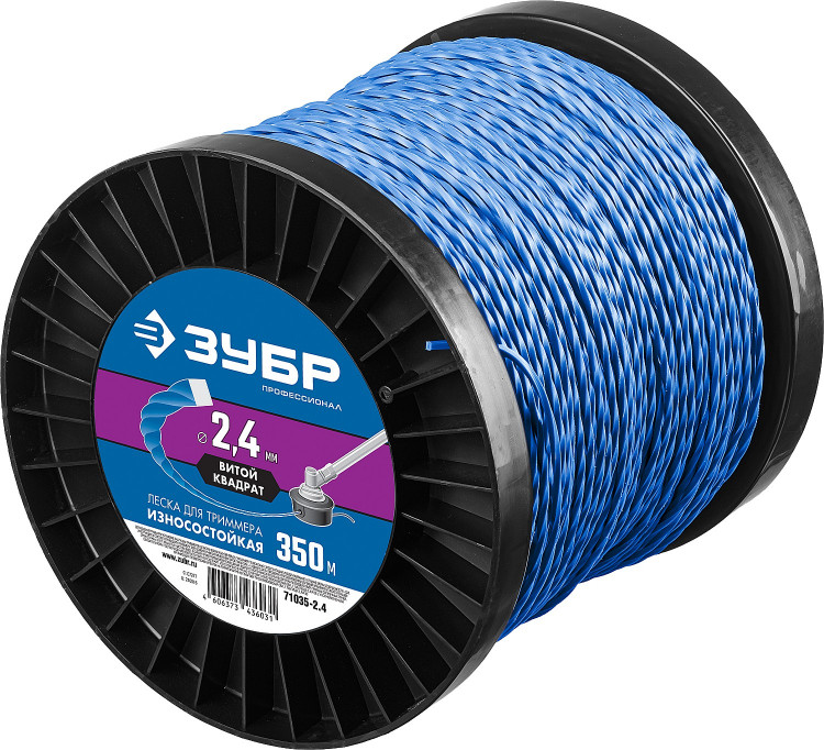 Леска для триммеров ЗУБР 71035-2.4